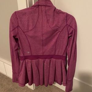 Ruffle back lululemon jacket